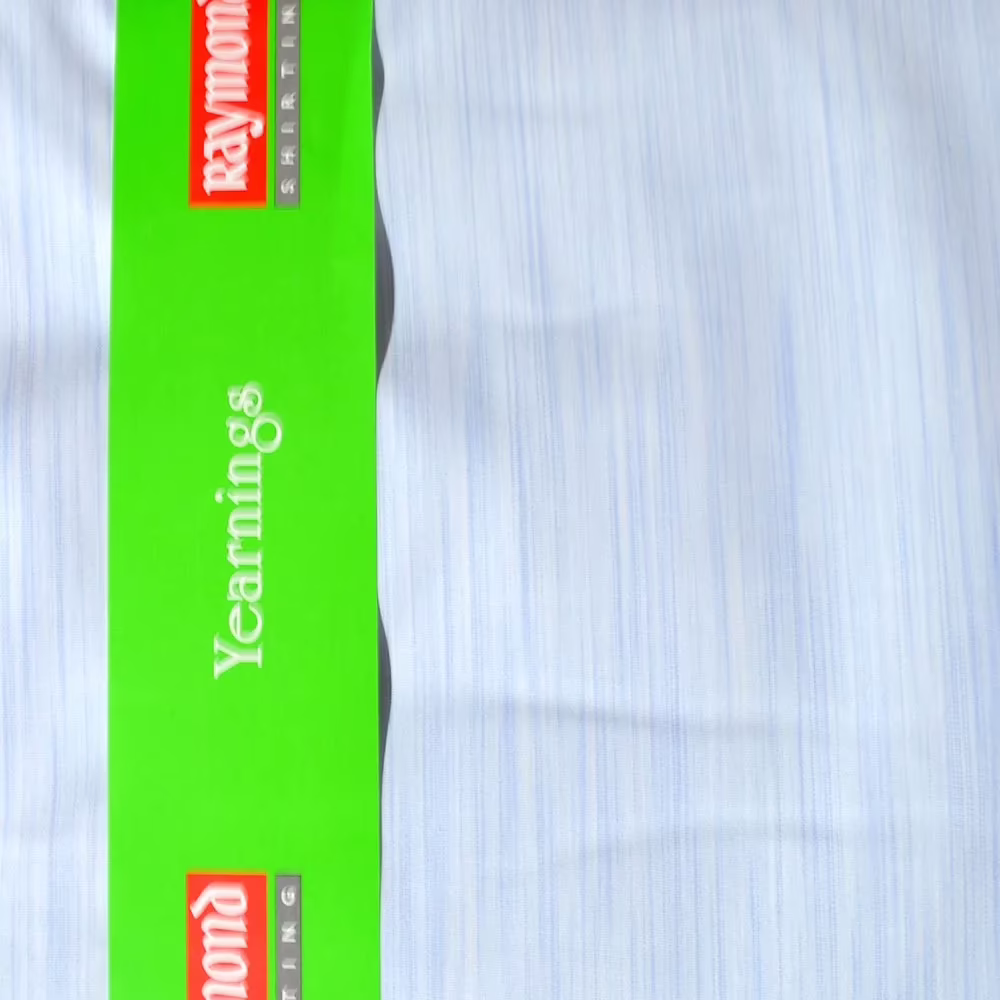 Raymond - Blue Self Style Shirting Fabric