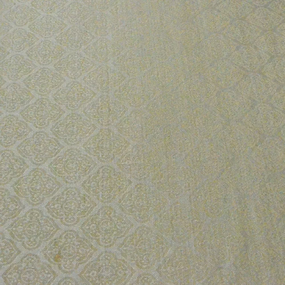 Raymond Cream Colored Flower Check Shirting Fabric