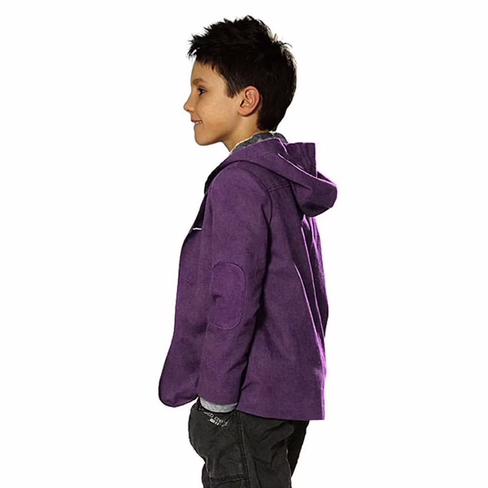 Raymond - Dark Purple Soft Velveteen Suit Fabric - Image 2