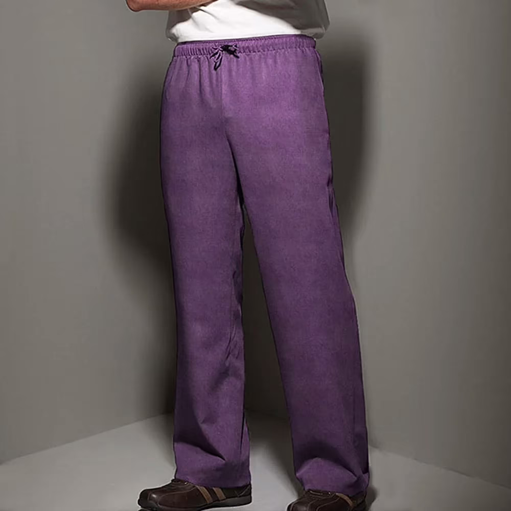 Raymond - Dark Purple Soft Velveteen Suit Fabric - Image 4