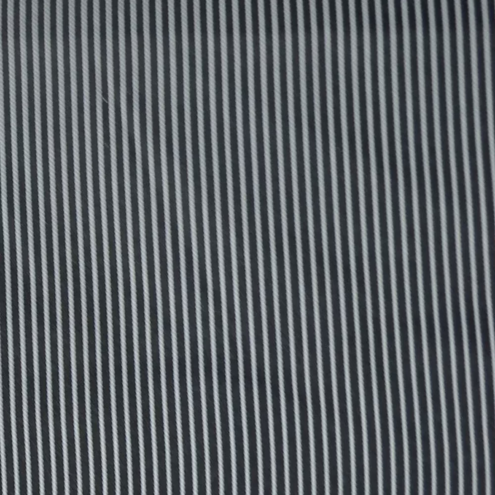 Raymond - Dull White Lining Black Shirt Fabric
