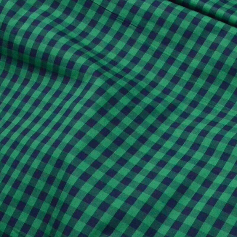 Raymond Green & Blue Check Shirting Fabric