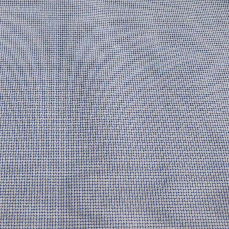 Raymond Light Blue Small Check Shirting Fabric