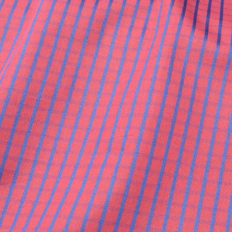 Raymond Red Check Linning Shirting Fabric