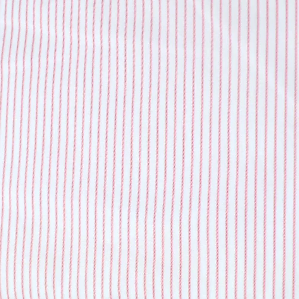Raymond Rust Red Lining White Shirting Fabric