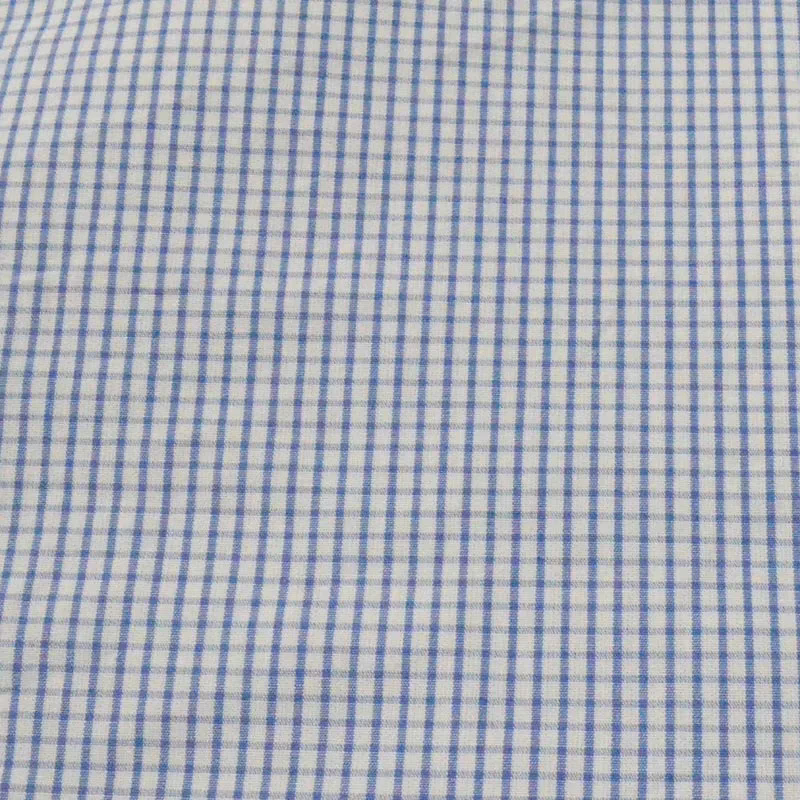 Raymond White & Blue Small Check Shirting Fabric
