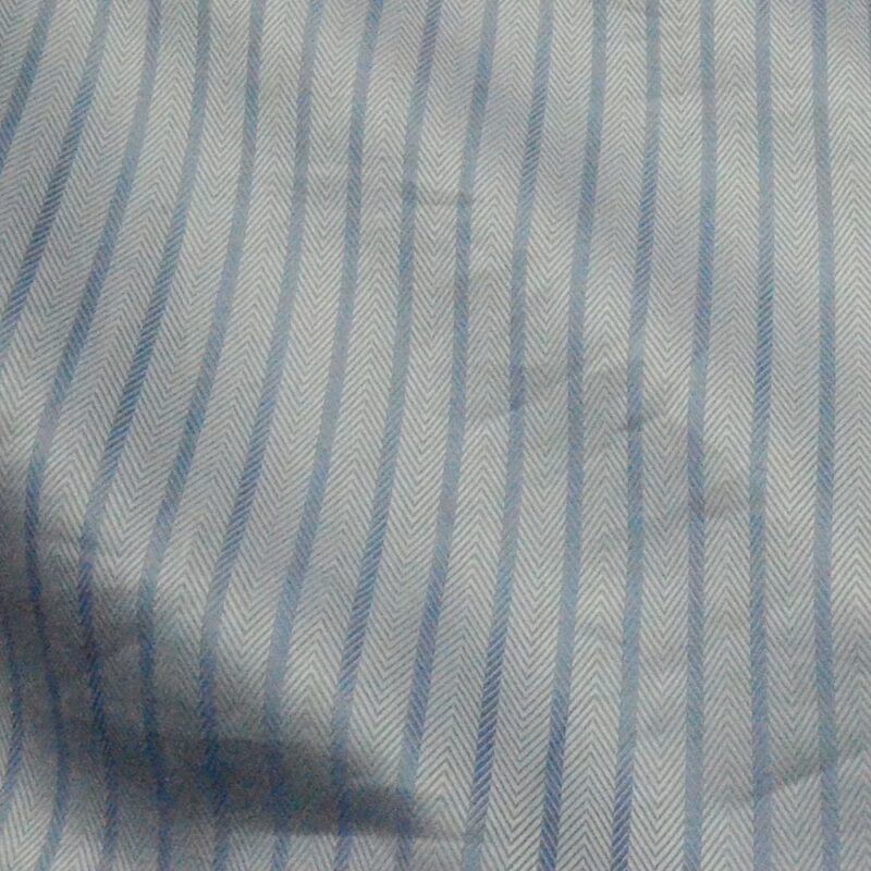 Raymond White & Blue Linning Shirting Fabric