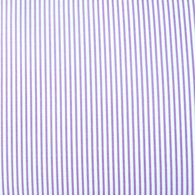 Raymond Purple Lining White Shirting Fabric