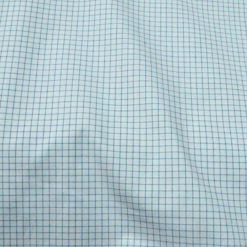 Raymond White Small Check Shirting Fabric