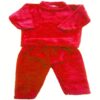 Red Woolen Baby Suit Set - Image 2