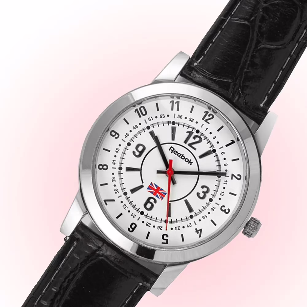 Reebok Black/White Analog Wrist Watch - Image 2