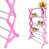 SuperDeals Foldable Stainless Steel Shoe Rack - Image 2