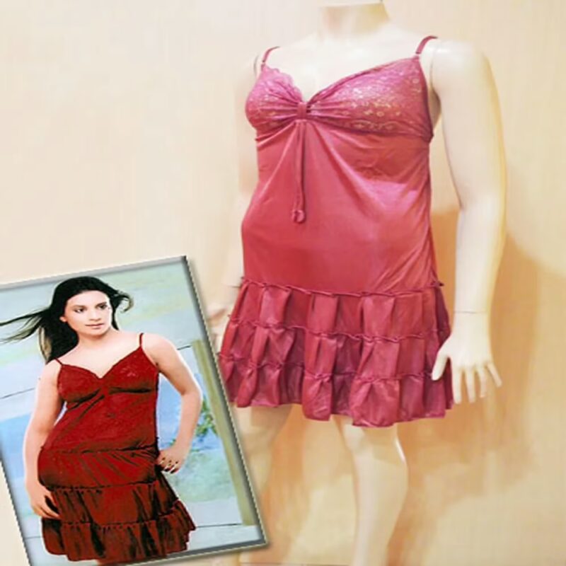 Soft Satin Coral Nighty