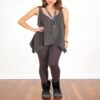 Soleil Brown Skinny Fit Stretchable Legging - Image 3
