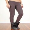 Soleil Brown Skinny Fit Stretchable Legging - Image 2