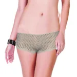 Stunning Off White Polka Dot Lacy Boyshort