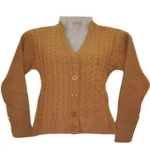 Stylish Brown Woollen Cardigan