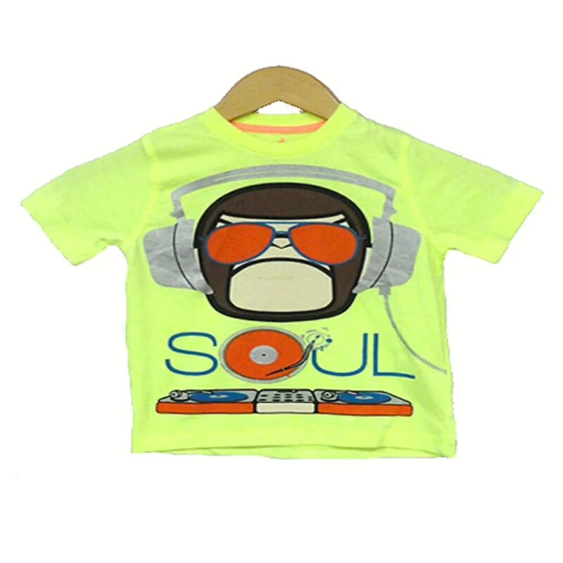 Pop Culture- Front Print Half Sleeves Tee ( 2-3 Years)