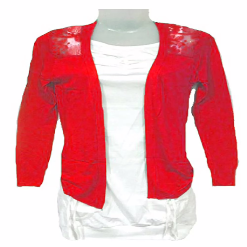Stylish Red Shrug