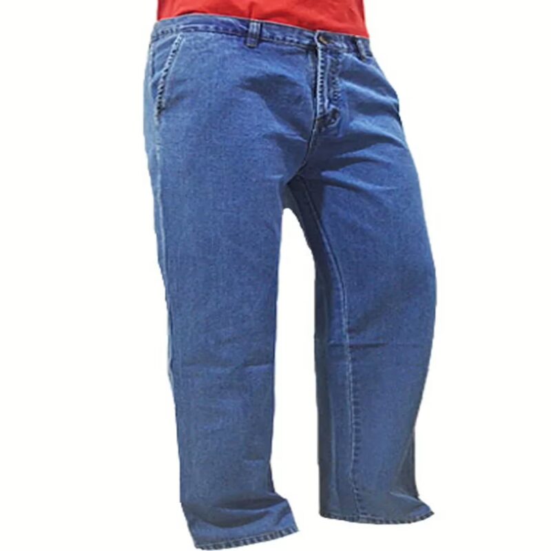 Straight Long Blue Jeans