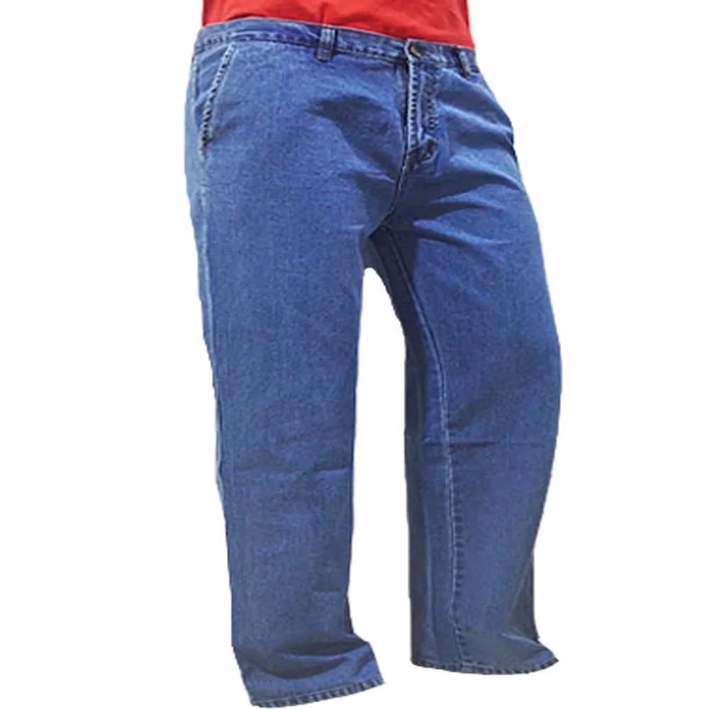 Straight Long Blue Jeans