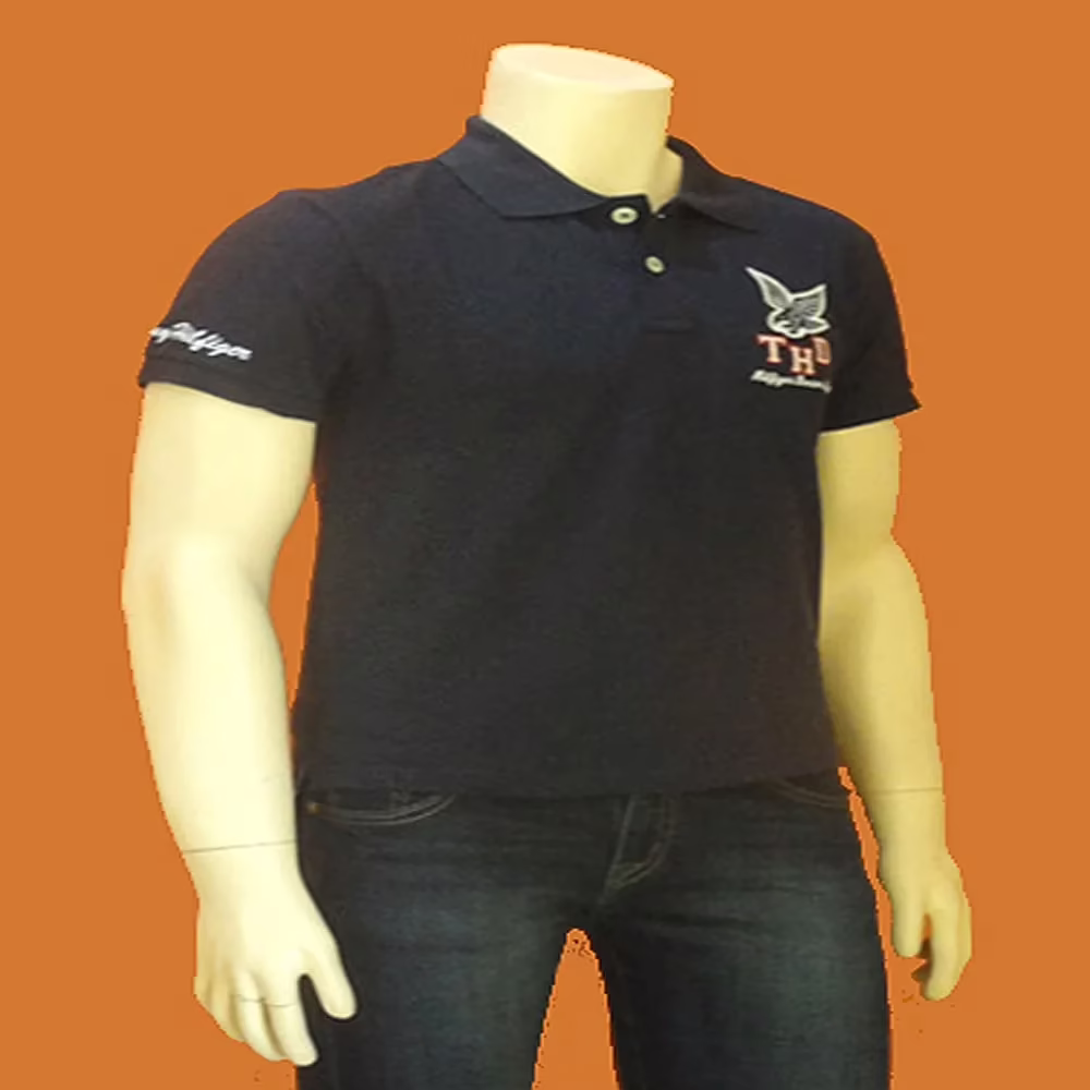 Tommy Hilfiger-Trendy Blue T-Shirt - Image 2