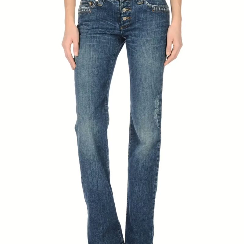 Varsace-Trendy Boot Cut Blue Jeans