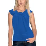 Violet - Fashionable Funky Blue Top