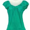 Violet - Fashionable Funky Green Top - Image 2