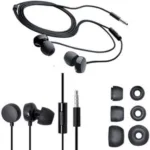WH-208 Stereo Earphones For Nokia Lumia Series Black