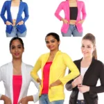 Wholesale Colourful Plain Shrugs (5 Pc)