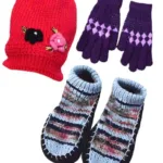 Winter Cap,Slipper Socks & Gloves Value Pack