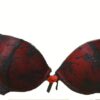 About U Underwired Padded Red/Black Bra - Image 2