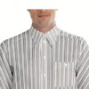 Raymond -Cotton Stripes Shirting Fabric - Image 3