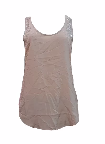 Gas-Peach Stone Patch Inner Top