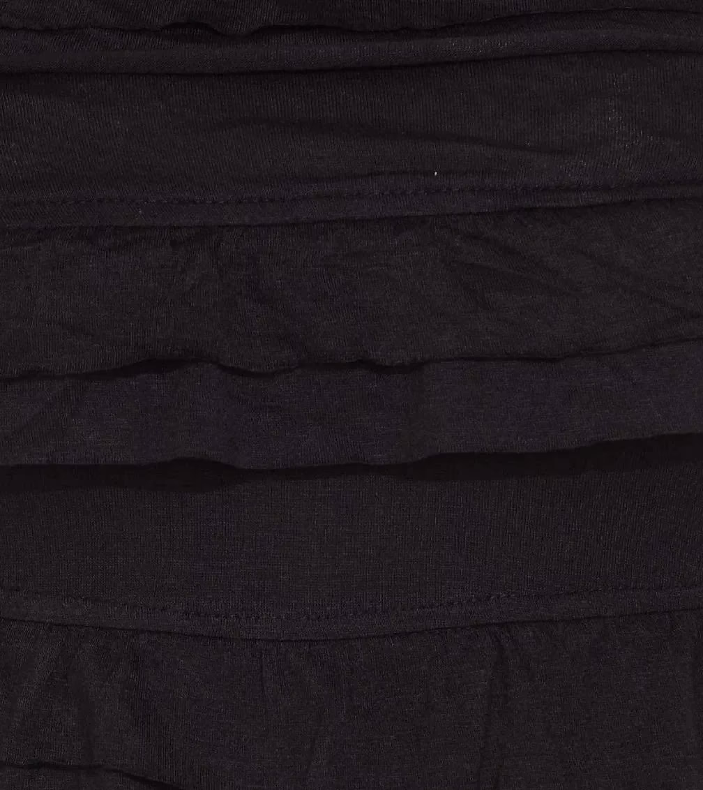 Remanika Black Frilly Halter Neck Top - Image 3