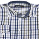 KHAKI CHECK SMART FORMAL SHIRT