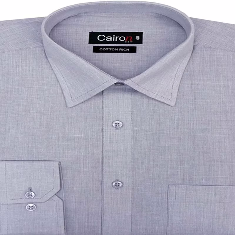 CAIRON BLUE SOLID FILAFIL EXECUTIVE FORMAL SHIRT