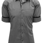 Blue Solid Clubwear Shirt