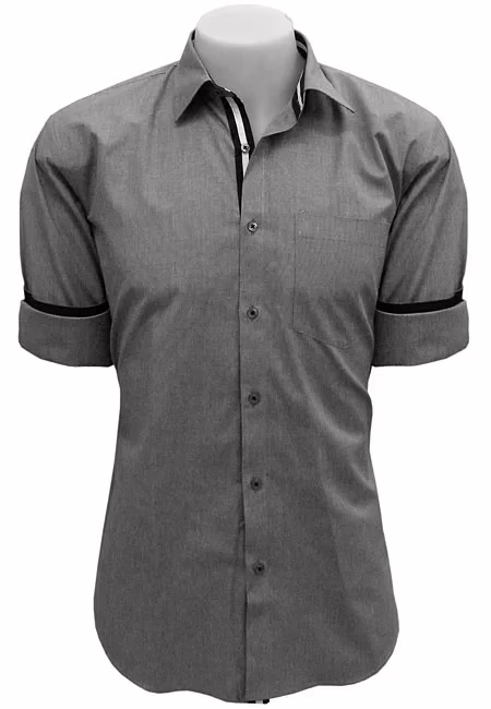 Blue Solid Clubwear Shirt