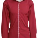 CAIRON RED SOLID CLUBWEAR SHIRT