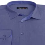 Blue Solid Clubwear Shirt