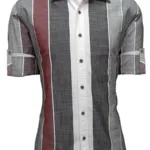 CAIRON RED STRIPE CASUAL SHIRT