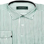 GREEN STRIPE PREMIUM FORMAL SHIRT