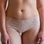 Signature Lace Trim Sheer Pink Boyshort