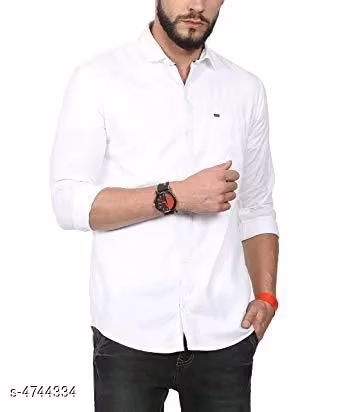 Elegant White Men Shirts