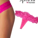 Net Pink Lace String Thong