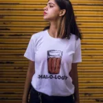 Classy Women's Cotton White T-Shirts