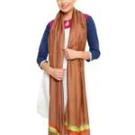 Uniscarf Brown Stripe Duppata