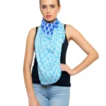 Uniscarf Blue Sea Shells viscose Stole